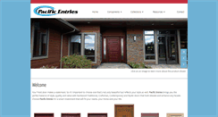 Desktop Screenshot of pacificentries.com