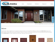 Tablet Screenshot of pacificentries.com